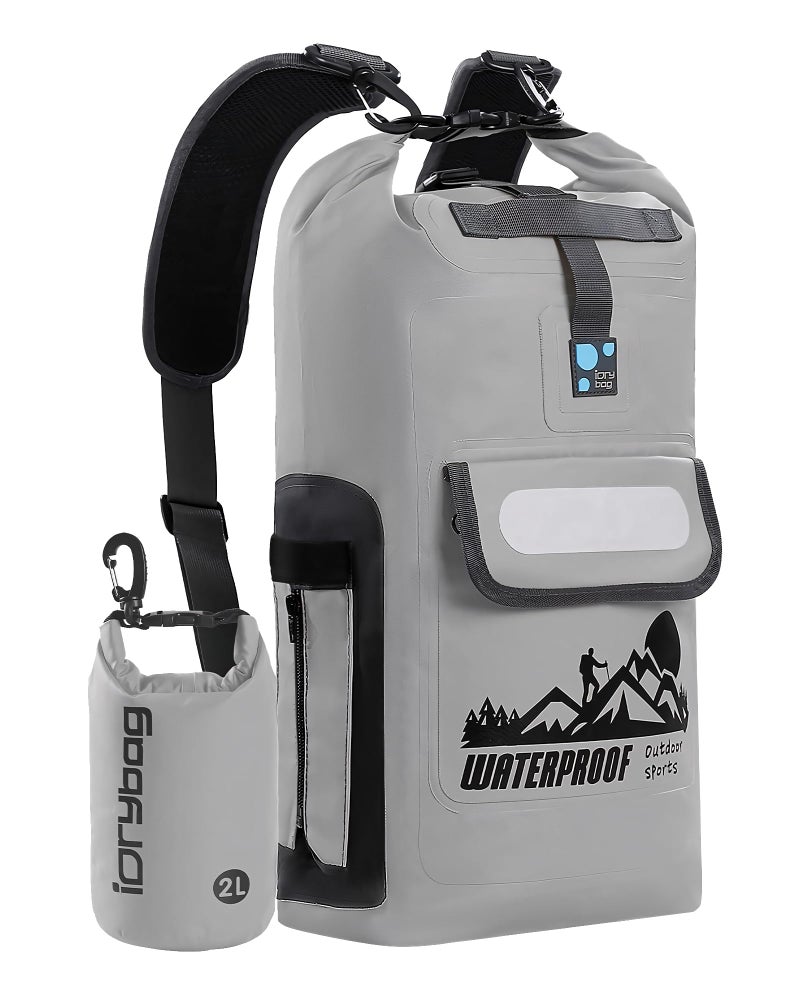 IDRYBAG Dry Bag Backpack 20L/30L/40L, Floating Waterproof Backpack for Men, Kayak Dry Sack - Image 1